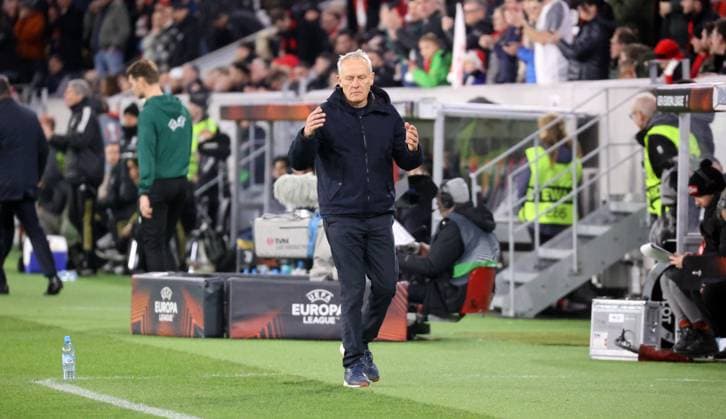 16 03 23 SC Freiburg Juventus Turin Germany, Freiburg, 16 03 2023, football, Europa League, round of 16, SC Freiburg Juventus Turin Christian Streich coach SC Freiburg