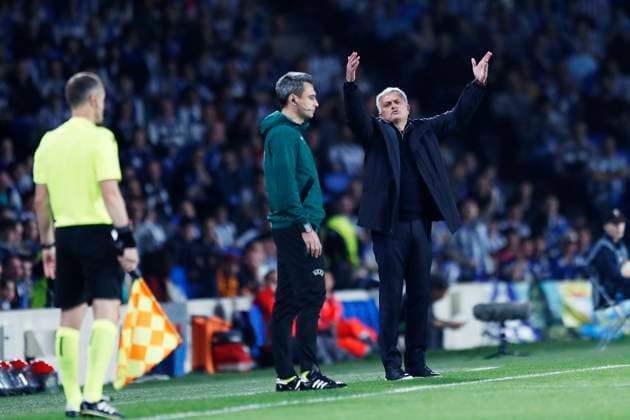 Jose Mourinho (Roma), MARCH 16, 2023 - Football Soccer : UEFA Europa League round of 16 2nd leg match between Real Sociedad 0-0 AS Roma at Reale Arena in San Sebastian, Spain. Noxthirdxpartyxsales  (213555280)