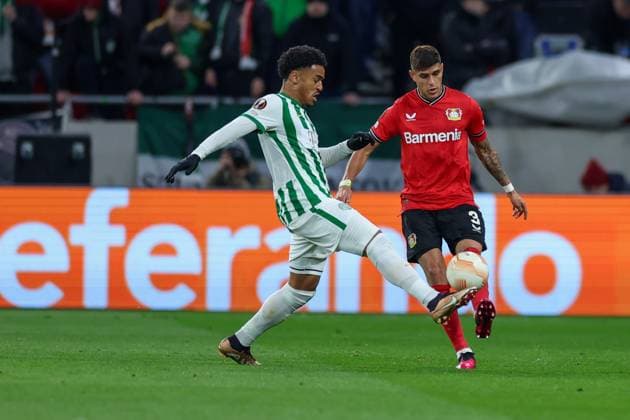 Ferencvarosi TC v Bayer 04 Leverkusen: Round of 16 Leg Two - UEFA Europa League Exequiel Palacios during the UEFA Europa League round of 16 leg two match between Ferencvarosi TC and Bayer 04 Leverkusen at Puskas Arena on March 16, 2023 in Budapest, Hungary. Budapest Hungary  Copyright: xHorvathxTamasx originalFilename:tamas-notitle230317_npfME.jpg