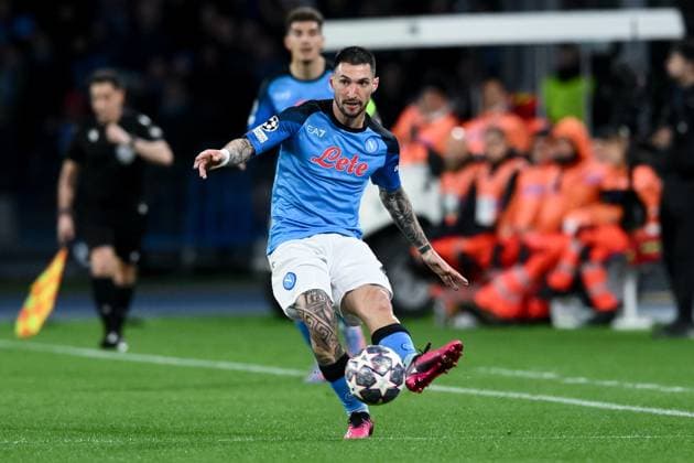 SSC Napoli v Eintracht Frankfurt - UEFA Champions League Matteo Politano of SSC Napoli during the UEFA Champions League match round of 16 leg Two between SSC Napoli and Eintracht Frankfurt at Stadio Diego Armando Maradona on March 15, 2023 in Naples, Italy. Naples Naples Italy  Copyright: xGiuseppexMaffiax originalFilename:maffia-sscnapol230315_npauN.jpg