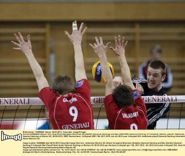 Volleyball, 1. BL, Playoffs, Generali Haching - Moerser SC 3:2