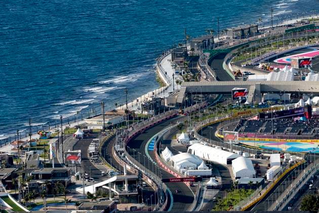 General view, F1 Grand Prix of Saudi Arabia at Jeddah Corniche Circuit on March 17, 2023 in Jeddah, Saudi Arabia Photo by HOCH ZWEI Jeddah Saudi Arabia