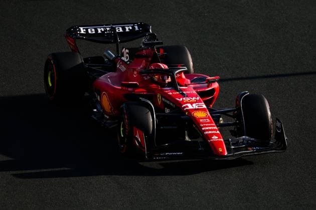 16 LECLERC Charles (mco), Scuderia Ferrari SF-23, action during the Formula 1 STC Saudi Arabian Grand Prix 2023, 2nd round of the 2023 Formula One World Championship, WM, Weltmeisterschaft from March 17 to 19, 2023 on the Jeddah Corniche Circuit, in Jeddah, Saudi Arabia - F1 - SAUDI ARABIAN GRAND PRIX 2023 DPPI Panoramic  20230317_GOOD5424