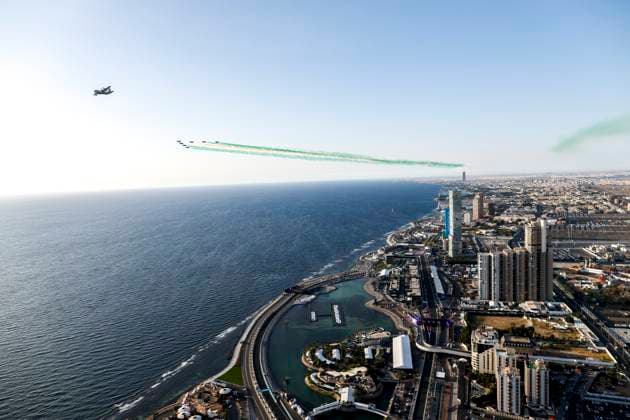 General view, F1 Grand Prix of Saudi Arabia at Jeddah Corniche Circuit on March 17, 2023 in Jeddah, Saudi Arabia Photo by HOCH ZWEI Jeddah Saudi Arabia