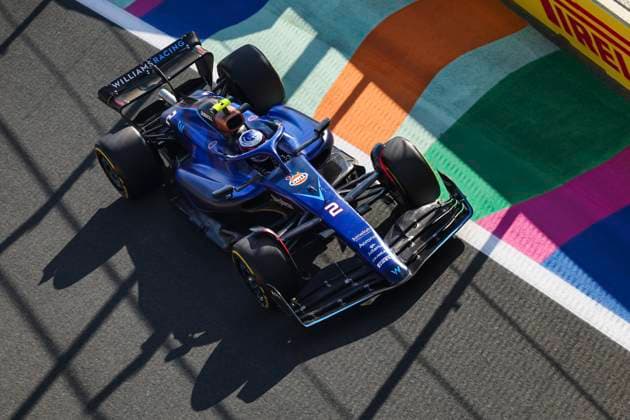 2 Logan Sargeant USA, Williams Racing , F1 Grand Prix of Saudi Arabia at Jeddah Corniche Circuit on March 17, 2023 in Jeddah, Saudi Arabia Photo by HOCH ZWEI Jeddah Saudi Arabia