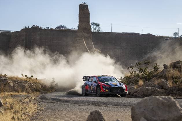 Motorsport, WRC, Rallye Mexiko 11 Thierry NEUVILLE (BEL), Martijn WYDAEGHE (BEL), HYUNDAI SHELL MOBIS WORLD RALLY TEAM, HYUNDAI I20 N Rally1 Hybrid, WRC, Motorsport Rallye, WM action during the Rally Guanajuato Mexico 2023, 3rd round of the 2023 WRC World Rally Car Championship, from March 16 to 19, 2023 at Leon, Guanajuato, in Mexico - AUTO - WRC - RALLY GUANAJUATO MEXICO 2023 DPPI Panoramic RPPA_2023_03_Mexico_439