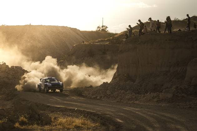 Motorsport, WRC, Rallye Mexiko 22 Adrien FOURMAUX (FRA), Alexandre CORIA (FRA), M FORD WORLD RALLY TEAM, FORD Fiesta MkII, RC2, Rally2, action during the Rally Guanajuato Mexico 2023, 3rd round of the 2023 WRC, Motorsport Rallye, WM World Rally Car Championship, from March 16 to 19, 2023 at Leon, Guanajuato, in Mexico - AUTO - WRC - RALLY GUANAJUATO MEXICO 2023 DPPI Panoramic RPPA_2023_03_Mexico_446