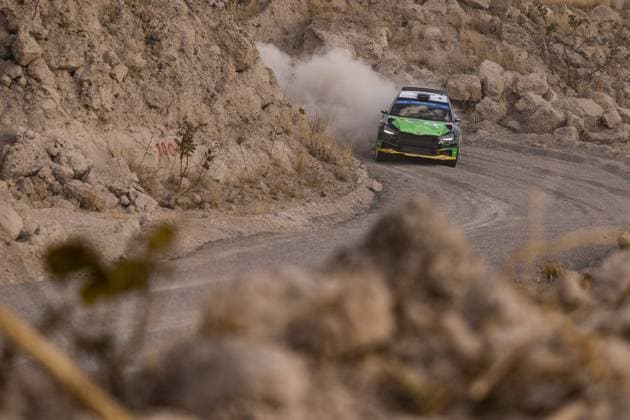 Motorsport, WRC, Rallye Mexiko 20 Gus GREENSMITH (GBR), Jonas ANDERSSON (SWE), SKODA FABIA RS, RC2, Rally2, action during the Rally Guanajuato Mexico 2023, 3rd round of the 2023 WRC, Motorsport Rallye, WM World Rally Car Championship, from March 16 to 19, 2023 at Leon, Guanajuato, in Mexico - AUTO - WRC - RALLY GUANAJUATO MEXICO 2023 DPPI Panoramic RPPA_2023_03_Mexico_443