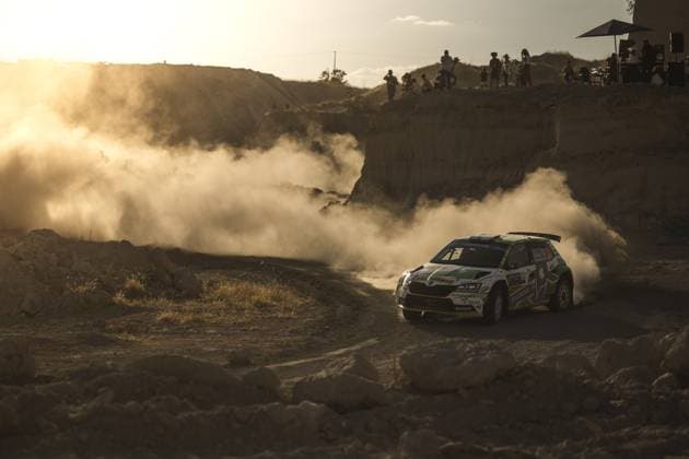 Motorsport, WRC, Rallye Mexiko 24 Emil LINDHOLM (FIN), Reeta HAMALAINEN (FIN), TOKSPORT WRT, SKODA FABIA RS, RC2, Rally2, action during the Rally Guanajuato Mexico 2023, 3rd round of the 2023 WRC, Motorsport Rallye, WM World Rally Car Championship, from March 16 to 19, 2023 at Leon, Guanajuato, in Mexico - AUTO - WRC - RALLY GUANAJUATO MEXICO 2023 DPPI Panoramic RPPA_2023_03_Mexico_448