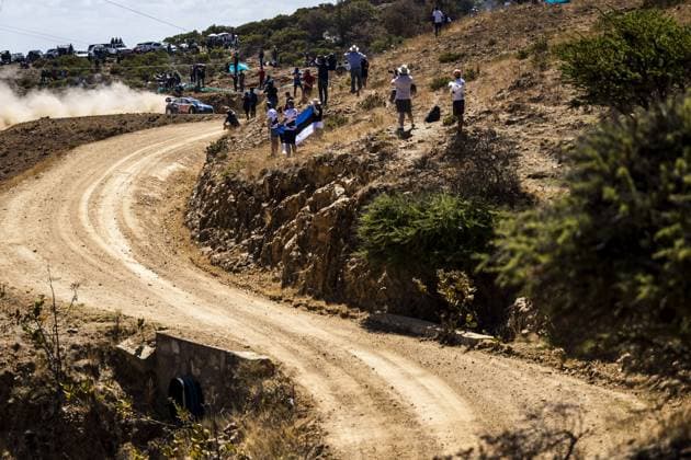 Motorsport, WRC, Rallye Mexiko 08 Ott TANAK (EST), Martin JARVEOJA (EST), M FORD WORLD RALLY TEAM, FORD Puma Rally1 Hybrid, WRC, Motorsport Rallye, WM ,action during the Rally Guanajuato Mexico 2023, 3rd round of the 2023 WRC World Rally Car Championship, from March 16 to 19, 2023 at Leon, Guanajuato, in Mexico - AUTO - WRC - RALLY GUANAJUATO MEXICO 2023 DPPI Panoramic RPPA_2023_03_Mexico_413