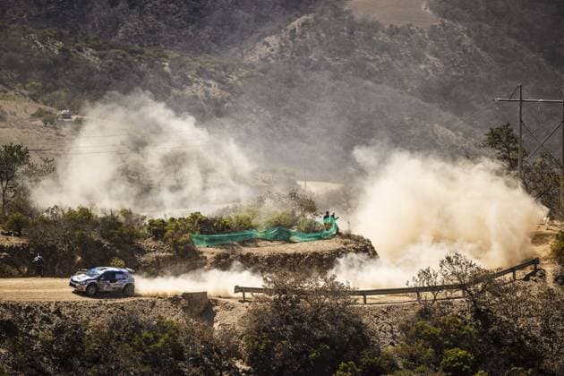 Motorsport, WRC, Rallye Mexiko 29 Jorge MARTINEZ (CHL), Alberto ALVAREZ (ARG), SKODA FABIA, RC2, Rally2, action during the Rally Guanajuato Mexico 2023, 3rd round of the 2023 WRC, Motorsport Rallye, WM World Rally Car Championship, from March 16 to 19, 2023 at Leon, Guanajuato, in Mexico - AUTO - WRC - RALLY GUANAJUATO MEXICO 2023 DPPI Panoramic RPPA_2023_03_Mexico_433