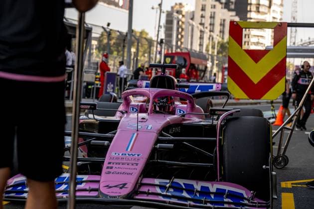 JEDDAH, SAUDI ARABIA: Esteban Ocon, racing for the Alpine team during the 2023 Formula 1 Saudi Arabian Grand Prix at the Jeddah Corniche Circuit in Jeddah, Saudi Arabia