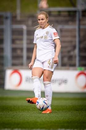 1 Women Bundesliga 1 FC Koeln vs FC Bayern Muenchen, 18 03 2023 Glodis Perla Viggosdottir FC Bayern Muenchen, 4 during the match 1 FC Koeln vs FC Bayern Muenchen on matchday 15 of the Women Football Bundesliga on 18 03 2023 at Franz Kremer Stadium in Koeln North Rhine Westphalia DFL REGULATES PROHIBIT ANY USE OF PHOTOGRAPHS AS IMAGE SEQUENCES AND OR QUASI VIDEO Copyright: xBEAUTIFULxSPORTS AxelxKohringx
