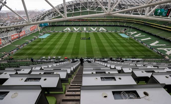 2023 Guinness Six Nations Championship Round 5, Aviva Stadium, Dublin 18 3 2023 Ireland vs England A view of the Aviva Stadium ahead of the game A view of the Aviva Stadium ahead of the game 18 3 2023  Copyright: x INPHO DanxSheridanx AJ5I6812