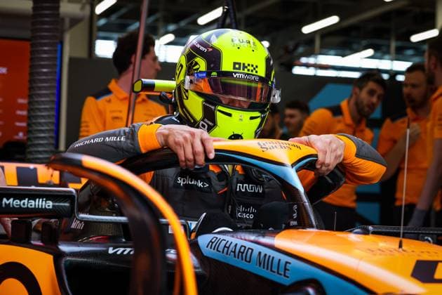 NORRIS Lando (gbr), McLaren F1 Team MCL60, portrait during the Formula 1 STC Saudi Arabian Grand Prix 2023, 2nd round of the 2023 Formula One World Championship, WM, Weltmeisterschaft from March 17 to 19, 2023 on the Jeddah Corniche Circuit, in Jeddah, Saudi Arabia - F1 - SAUDI ARABIAN GRAND PRIX 2023 DPPI Panoramic  20230318_G0OD8520