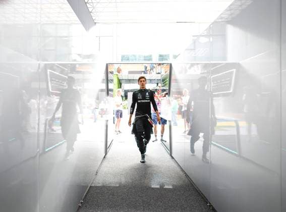 63 George Russell GBR, Mercedes AMG Petronas F1 Team , F1 Grand Prix of Saudi Arabia at Jeddah Corniche Circuit on March 18, 2023 in Jeddah, Saudi Arabia Photo by HOCH ZWEI Jeddah Saudi Arabia
