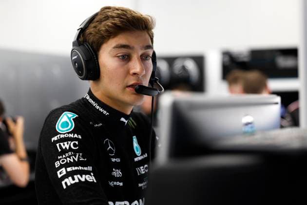 63 George Russell GBR, Mercedes AMG Petronas F1 Team , F1 Grand Prix of Saudi Arabia at Jeddah Corniche Circuit on March 18, 2023 in Jeddah, Saudi Arabia Photo by HOCH ZWEI Jeddah Saudi Arabia