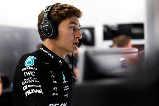 63 George Russell GBR, Mercedes AMG Petronas F1 Team , F1 Grand Prix of Saudi Arabia at Jeddah Corniche Circuit on March 18, 2023 in Jeddah, Saudi Arabia Photo by HOCH ZWEI Jeddah Saudi Arabia