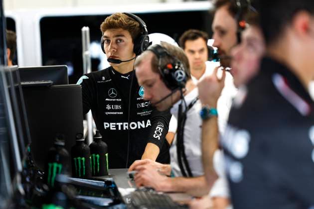 63 George Russell GBR, Mercedes AMG Petronas F1 Team , F1 Grand Prix of Saudi Arabia at Jeddah Corniche Circuit on March 18, 2023 in Jeddah, Saudi Arabia Photo by HOCH ZWEI Jeddah Saudi Arabia
