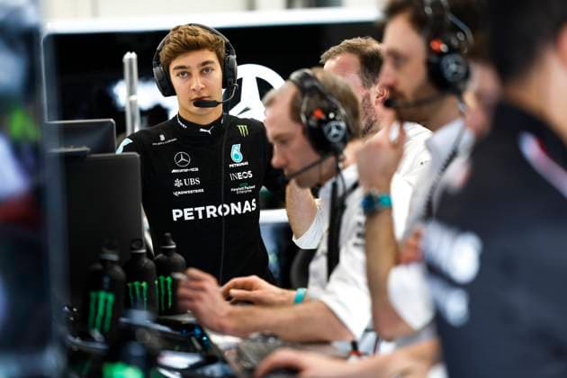63 George Russell GBR, Mercedes AMG Petronas F1 Team , F1 Grand Prix of Saudi Arabia at Jeddah Corniche Circuit on March 18, 2023 in Jeddah, Saudi Arabia Photo by HOCH ZWEI Jeddah Saudi Arabia