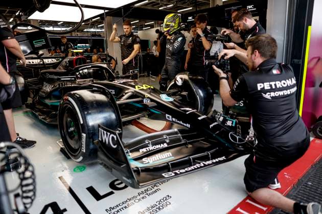 44 Lewis Hamilton GBR, Mercedes AMG Petronas F1 Team , F1 Grand Prix of Saudi Arabia at Jeddah Corniche Circuit on March 18, 2023 in Jeddah, Saudi Arabia Photo by HOCH ZWEI Jeddah Saudi Arabia