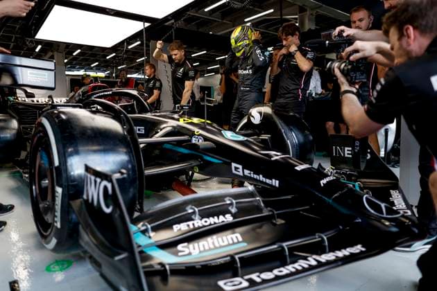 44 Lewis Hamilton GBR, Mercedes AMG Petronas F1 Team , F1 Grand Prix of Saudi Arabia at Jeddah Corniche Circuit on March 18, 2023 in Jeddah, Saudi Arabia Photo by HOCH ZWEI Jeddah Saudi Arabia