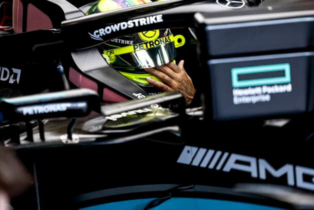 44 Lewis Hamilton GBR, Mercedes AMG Petronas F1 Team , F1 Grand Prix of Saudi Arabia at Jeddah Corniche Circuit on March 18, 2023 in Jeddah, Saudi Arabia Photo by HOCH ZWEI Jeddah Saudi Arabia