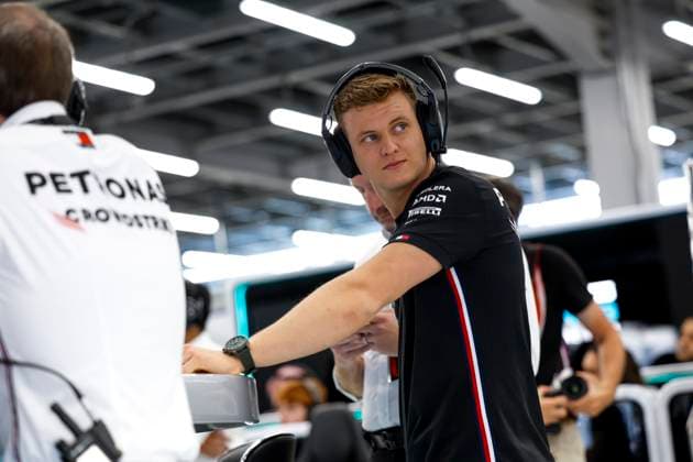 Mick Schumacher DEU, Mercedes AMG Petronas F1 Team , F1 Grand Prix of Saudi Arabia at Jeddah Corniche Circuit on March 18, 2023 in Jeddah, Saudi Arabia Photo by HOCH ZWEI Jeddah Saudi Arabia
