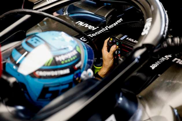 63 George Russell GBR, Mercedes AMG Petronas F1 Team , F1 Grand Prix of Saudi Arabia at Jeddah Corniche Circuit on March 18, 2023 in Jeddah, Saudi Arabia Photo by HOCH ZWEI Jeddah Saudi Arabia