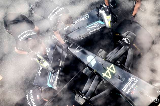 44 Lewis Hamilton GBR, Mercedes AMG Petronas F1 Team , F1 Grand Prix of Saudi Arabia at Jeddah Corniche Circuit on March 18, 2023 in Jeddah, Saudi Arabia Photo by HOCH ZWEI Jeddah Saudi Arabia