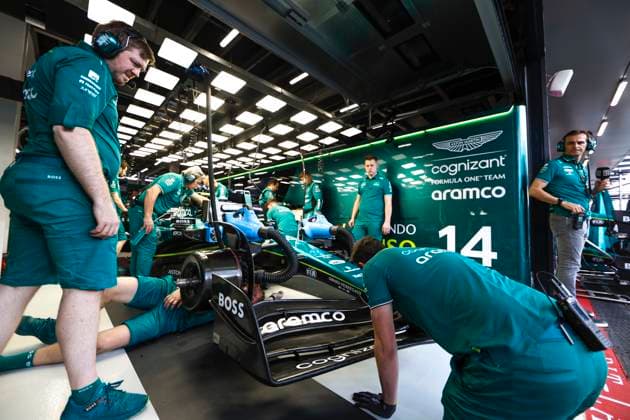 14 Fernando Alonso ESP, Aston Martin Aramco Cognizant F1 Team , F1 Grand Prix of Saudi Arabia at Jeddah Corniche Circuit on March 18, 2023 in Jeddah, Saudi Arabia Photo by HOCH ZWEI Jeddah Saudi Arabia