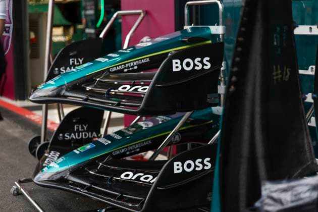 Aston Martin AMR23 front wing, F1 Grand Prix of Saudi Arabia at Jeddah Corniche Circuit on March 18, 2023 in Jeddah, Saudi Arabia Photo by HOCH ZWEI Jeddah Saudi Arabia