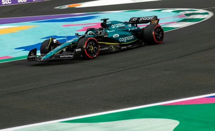 18 Lance Stroll CAN, Aston Martin Aramco Cognizant F1 Team , F1 Grand Prix of Saudi Arabia at Jeddah Corniche Circuit on March 18, 2023 in Jeddah, Saudi Arabia Photo by HOCH ZWEI Jeddah Saudi Arabia