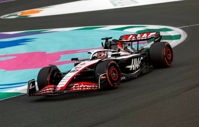 20 Kevin Magnussen DNK, MoneyGram Haas F1 Team , F1 Grand Prix of Saudi Arabia at Jeddah Corniche Circuit on March 18, 2023 in Jeddah, Saudi Arabia Photo by HOCH ZWEI Jeddah Saudi Arabia