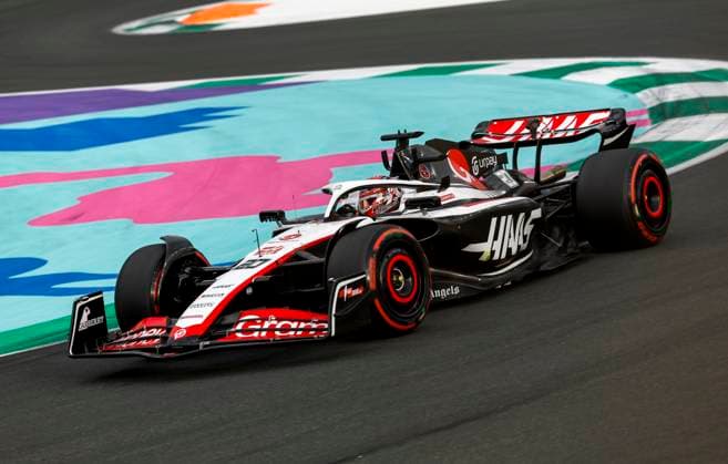 20 Kevin Magnussen DNK, MoneyGram Haas F1 Team , F1 Grand Prix of Saudi Arabia at Jeddah Corniche Circuit on March 18, 2023 in Jeddah, Saudi Arabia Photo by HOCH ZWEI Jeddah Saudi Arabia