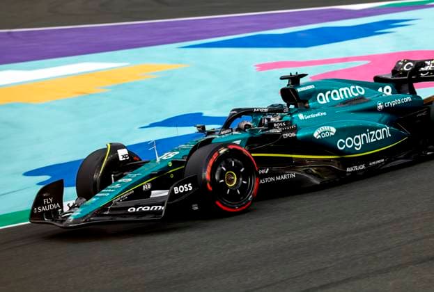 18 Lance Stroll CAN, Aston Martin Aramco Cognizant F1 Team , F1 Grand Prix of Saudi Arabia at Jeddah Corniche Circuit on March 18, 2023 in Jeddah, Saudi Arabia Photo by HOCH ZWEI Jeddah Saudi Arabia