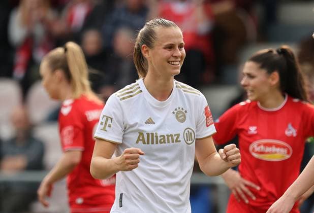 Klara Bühl Bayern , 1 FC Cologne FC Bayern Munich, Flyeralarm Womens Bundesliga, Matchday 15, Cologne, Germany, 18 03 2023