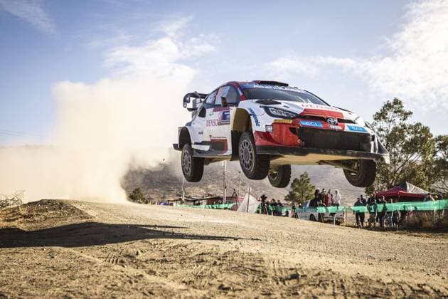 33 Elfyn EVANS (GBR), Scott MARTIN (GBR), TOYOTA GAZOO RACING WRT, TOYOTA GR Yaris Rally1 Hybrid, WRC, Motorsport Rallye, WM ,WRC, action during the Rally Guanajuato Mexico 2023, 3rd round of the 2023 WRC World Rally Car Championship, from March 16 to 19, 2023 at Leon, Guanajuato, in Mexico - AUTO - WRC - RALLY GUANAJUATO MEXICO 2023 DPPI Panoramic RPPA_2023_03_Mexico_494