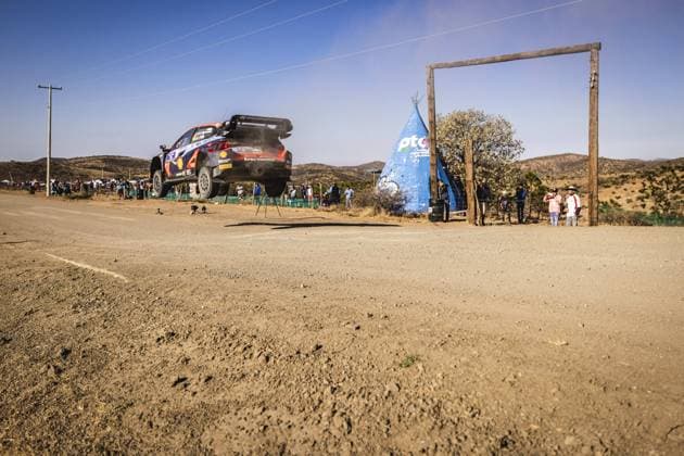 04 Esapekka LAPPI (FIN), Janne FERM (FIN), HYUNDAI SHELL MOBIS WORLD RALLY TEAM, HYUNDAI i20 N Rally1 Hybrid, WRC, Motorsport Rallye, WM action during the Rally Guanajuato Mexico 2023, 3rd round of the 2023 WRC World Rally Car Championship, from March 16 to 19, 2023 at Leon, Guanajuato, in Mexico - AUTO - WRC - RALLY GUANAJUATO MEXICO 2023 DPPI Panoramic RPPA_2023_03_Mexico_515