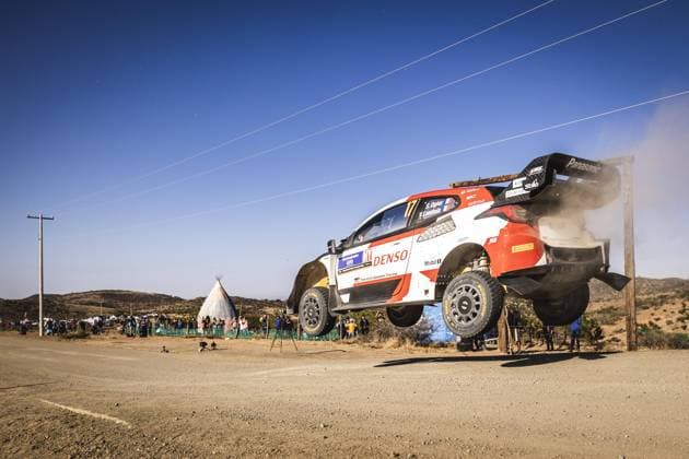 17 Sebastien OGIER (FRA), Vincent LANDAIS (FRA), TOYOTA GAZOO RACING WRT, TOYOTA GR Yaris Rally1 Hybrid, WRC, Motorsport Rallye, WM action during the Rally Guanajuato Mexico 2023, 3rd round of the 2023 WRC World Rally Car Championship, from March 16 to 19, 2023 at Leon, Guanajuato, in Mexico - AUTO - WRC - RALLY GUANAJUATO MEXICO 2023 DPPI Panoramic RPPA_2023_03_Mexico_512