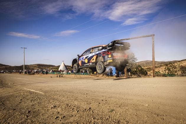 06 Dani SORDO (ESP), Candido CARRERA (ESP), HYUNDAI SHELL MOBIS WORLD RALLY TEAM, HYUNDAI i20 N Rally1 Hybrid, WRC, Motorsport Rallye, WM action during the Rally Guanajuato Mexico 2023, 3rd round of the 2023 WRC World Rally Car Championship, from March 16 to 19, 2023 at Leon, Guanajuato, in Mexico - AUTO - WRC - RALLY GUANAJUATO MEXICO 2023 DPPI Panoramic RPPA_2023_03_Mexico_504