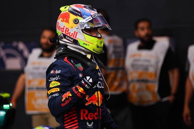 PEREZ Sergio (mex), Red Bull Racing RB19, portrait during the Formula 1 STC Saudi Arabian Grand Prix 2023, 2nd round of the 2023 Formula One World Championship, WM, Weltmeisterschaft from March 17 to 19, 2023 on the Jeddah Corniche Circuit, in Jeddah, Saudi Arabia - F1 - SAUDI ARABIAN GRAND PRIX 2023 DPPI Panoramic  20230318_IMGL9936.JPG