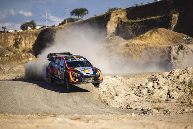 11 Thierry NEUVILLE (BEL), Martijn WYDAEGHE (BEL), HYUNDAI SHELL MOBIS WORLD RALLY TEAM, HYUNDAI I20 N Rally1 Hybrid, WRC, Motorsport Rallye, WM action during the Rally Guanajuato Mexico 2023, 3rd round of the 2023 WRC World Rally Car Championship, from March 16 to 19, 2023 at Leon, Guanajuato, in Mexico - AUTO - WRC - RALLY GUANAJUATO MEXICO 2023 DPPI Panoramic RPPA_2023_03_Mexico_587