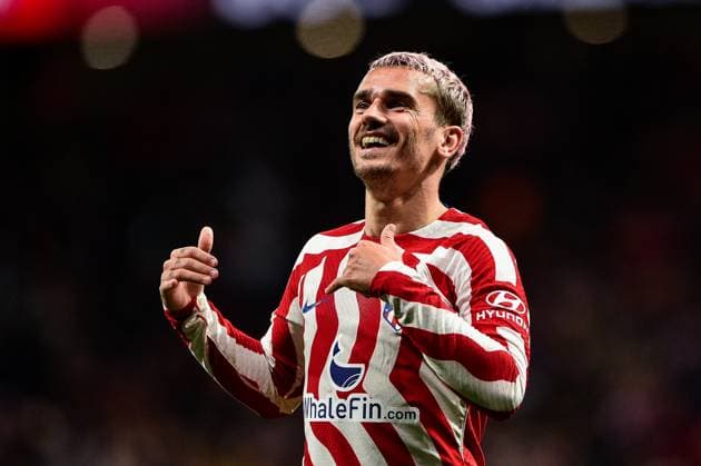 Atletico de Madrid v Valencia CF - LaLiga Santander Antoine Griezmann celebrates a goal during La Liga match between Atletico de Madrid and Valencia CF at Civitas Metropolitano on March 18, 2023 in Madrid, Spain. Madrid Spain  Copyright: xRubÃ nxdexlaxFuentexPÃ rezx originalFilename:delafuenteperez-notitle230318_npAt6.jpg