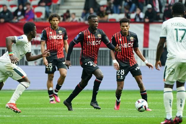 Nicolas Pepe (OGC Nice) FOOTBALL : OGC Nice vs FC Lorient - Ligue 1 Uber Eats - Nice - 19 03 2023 NorbertScanella Panoramic 