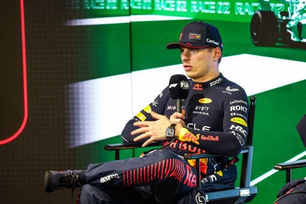 VERSTAPPEN Max (ned), Red Bull Racing RB19, portrait during the Formula 1 STC Saudi Arabian Grand Prix 2023, 2nd round of the 2023 Formula One World Championship, WM, Weltmeisterschaft from March 17 to 19, 2023 on the Jeddah Corniche Circuit, in Jeddah, Saudi Arabia - F1 - SAUDI ARABIAN GRAND PRIX 2023 - RACE DPPI Panoramic  20230319_G0OD9881