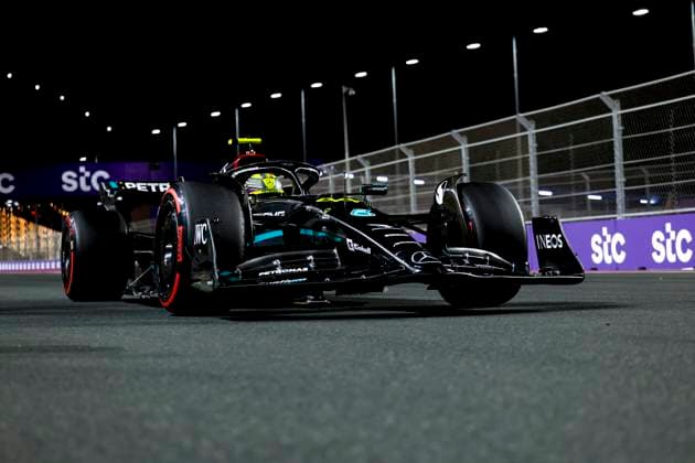 44 Lewis Hamilton GBR, Mercedes AMG Petronas F1 Team , F1 Grand Prix of Saudi Arabia at Jeddah Corniche Circuit on March 19, 2023 in Jeddah, Saudi Arabia Photo by HOCH ZWEI Jeddah Saudi Arabia