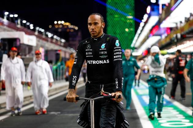 44 Lewis Hamilton GBR, Mercedes AMG Petronas F1 Team , F1 Grand Prix of Saudi Arabia at Jeddah Corniche Circuit on March 19, 2023 in Jeddah, Saudi Arabia Photo by HOCH ZWEI Jeddah Saudi Arabia