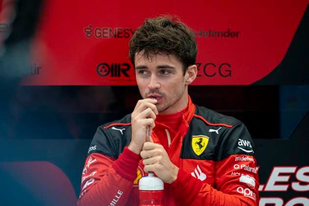 March 19, 2023, Jeddah, Saudi Arabia: CHARLES LECLERC of Monaco and Scuderia Ferrari in the garage before the 2023 FIA Formula 1 Saudi Arabian Grand Prix at Jeddah Corniche Circuit in Jeddah, Saudi Arabia. Jeddah Saudi Arabia - ZUMAg147 20230319_zap_g147_001 Copyright: xJamesxGasperottix