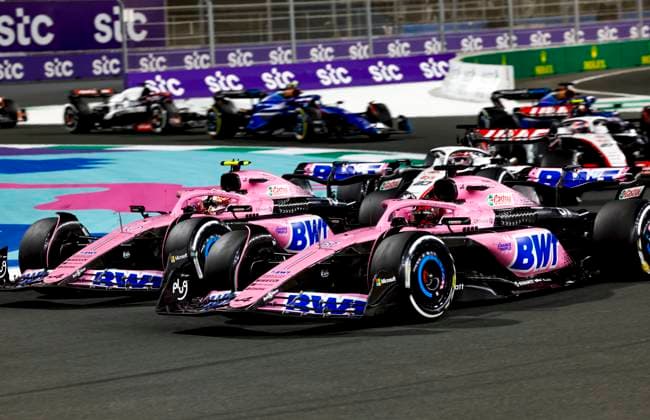31 Esteban Ocon FRA, BWT Alpine F1 Team , 10 Pierre Gasly FRA, BWT Alpine F1 Team , F1 Grand Prix of Saudi Arabia at Jeddah Corniche Circuit on March 19, 2023 in Jeddah, Saudi Arabia Photo by HOCH ZWEI Jeddah Saudi Arabia